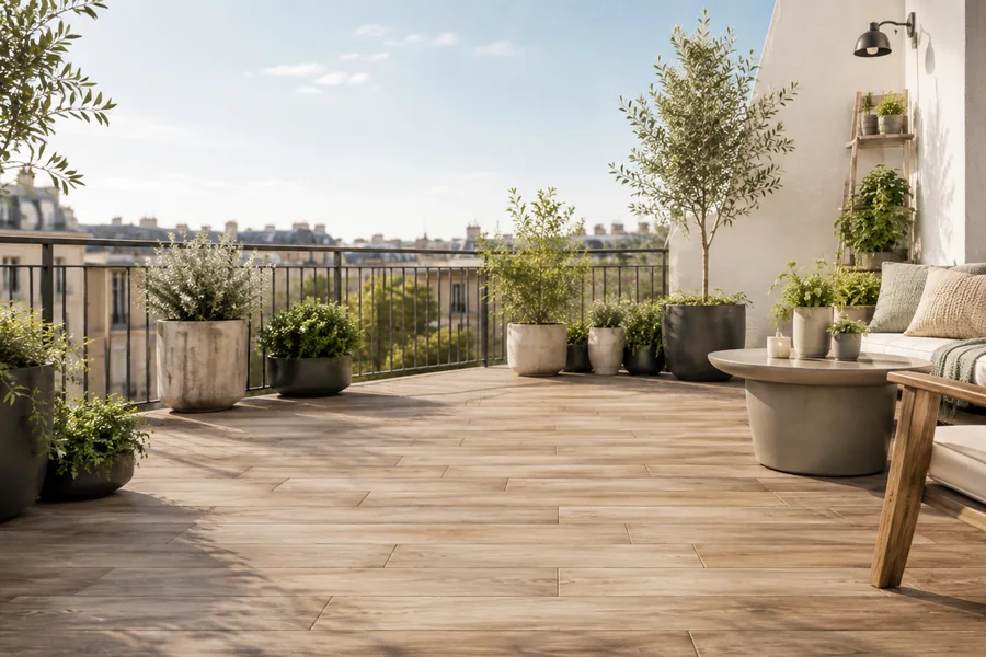 Terrassenbelag im Vergleich: Holz, WPC, Stein oder Fliesen?
