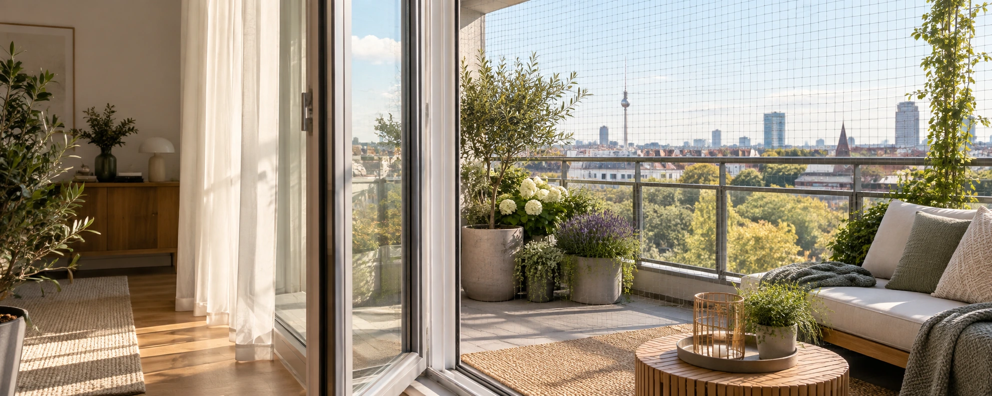 Headermotiv: balkon katzensicher gestalten schutz ohne chaos
