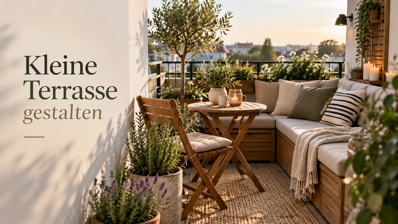 Kleine Terrasse gestalten