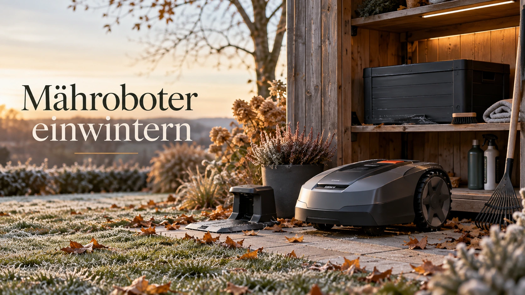 Mähroboter einwintern