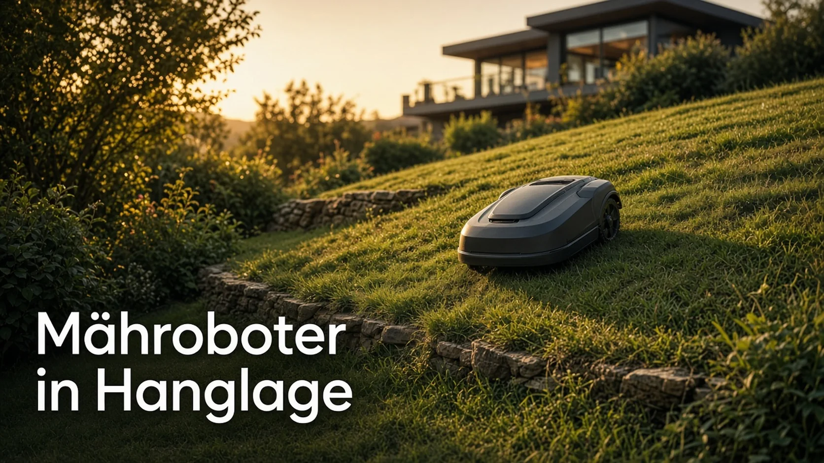 Mähroboter in Hanglage