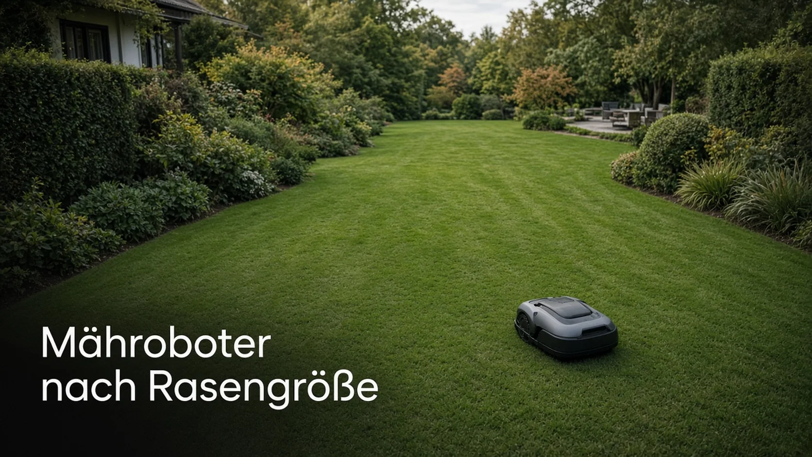 Mähroboter nach Rasengröße