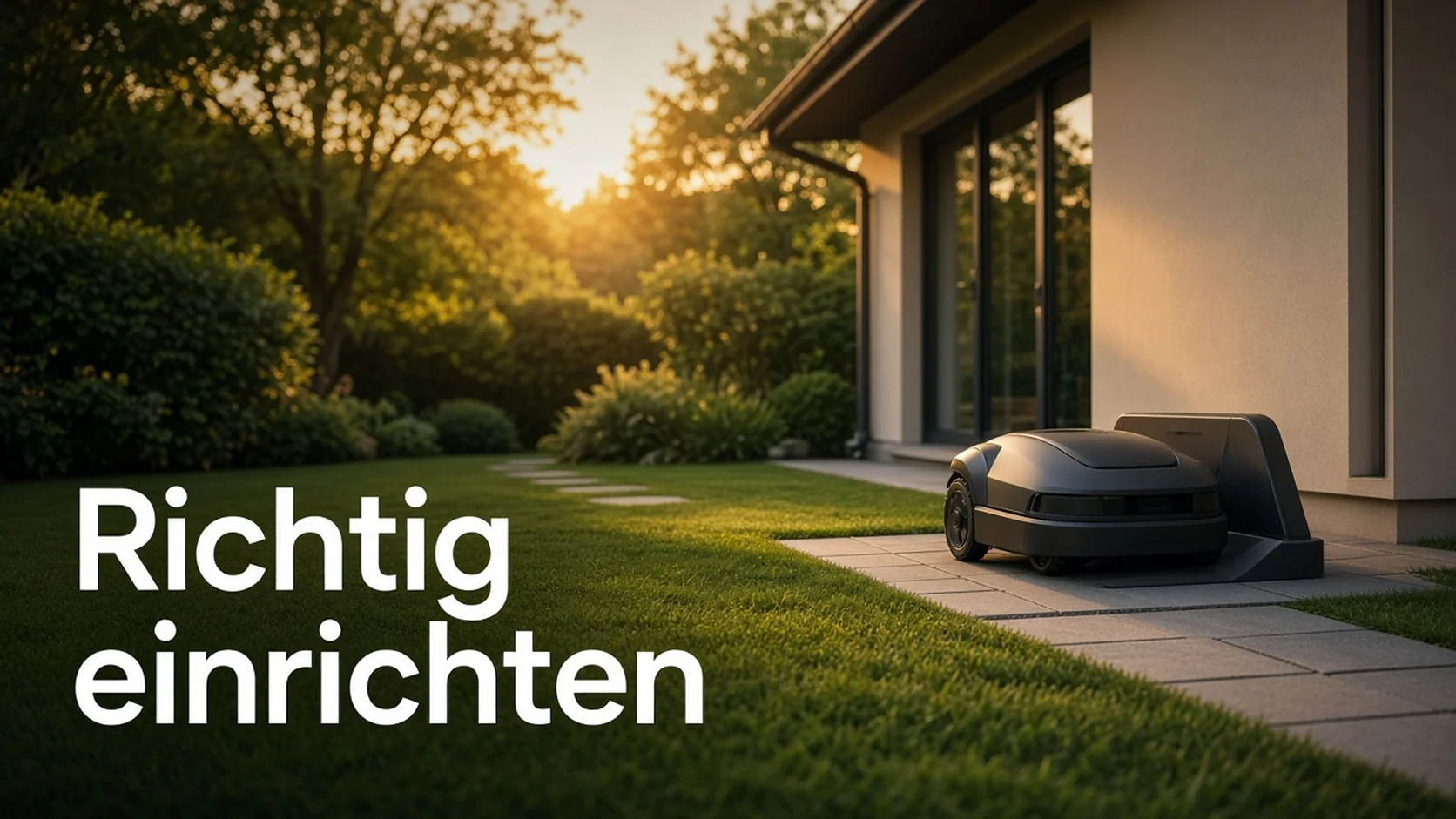 Mähroboter richtig einrichten