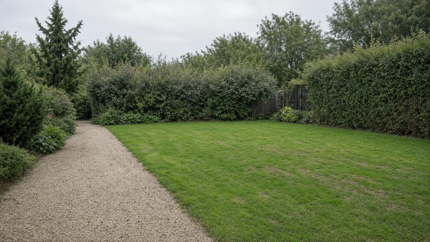 Gartenrasen von schräg oben für die Fotoanalyse